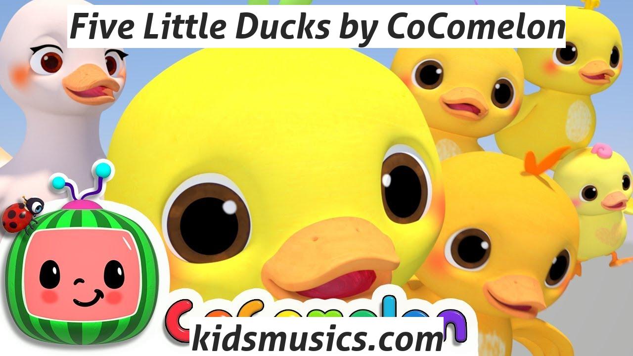 Kidsmusics Five Little Ducks By Cocomelon Free Download Mp4 Video 720p Mp3 Pdf Lyrics Kids Music