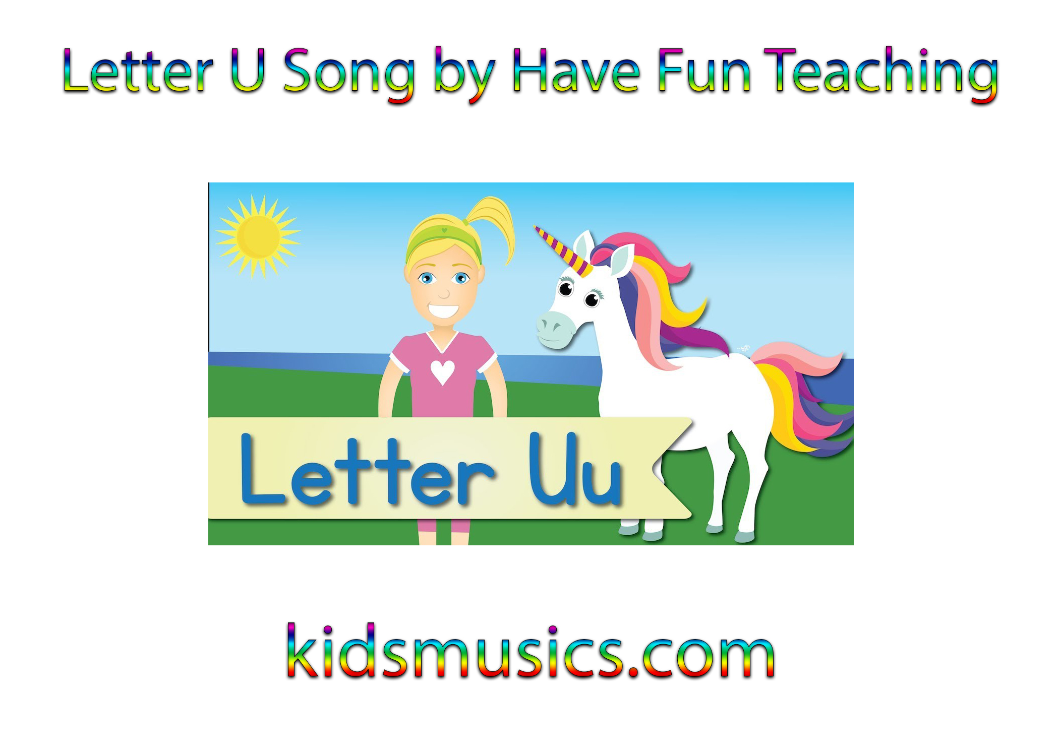 Letter U Song by Have Fun Teaching
