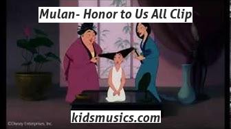 Mulan- Honor to Us All Clip
